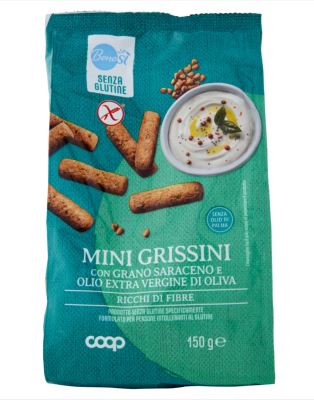 Mini grissini grano saraceno