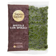 Spatzle con spinaci Saper di sapori