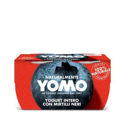 Yogurth YOMO intero con mirtilli neri