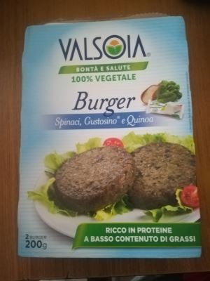 Burger spinaci, gustosino e quinoa 