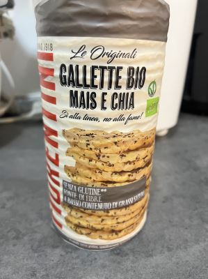 Gallette bio di mais e chia