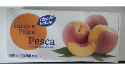 Succo di frutta pesca