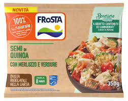 Semi di quinoa con merluzzo e verdure