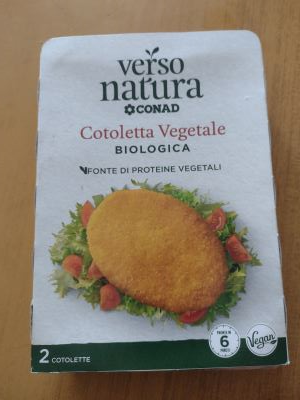 Cotoletta vegetale biologica 