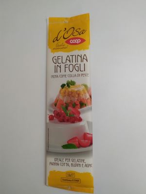 Gelatina in fogli