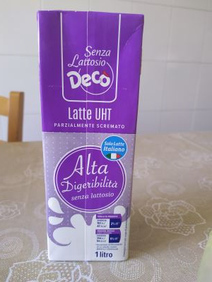 Latte uht parzialmente scremato Alta Digeribilità senza lattosio