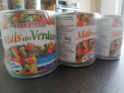 Mais con verdure