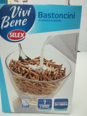 bastoncini di crusca di grano