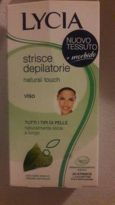 Strisce  depilatorie viso Natural touch