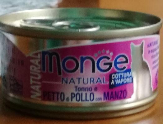 Natural tonno e petto di pollo con manzo