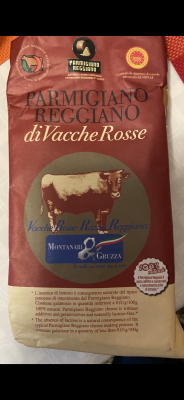 Parmigiano Reggiano di vacche rosse