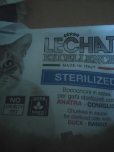 Lechat sterilized bocconcini in salsa anatra - coniglio