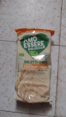 Gallette di riso ricoperte gusto yogurt e vaniglia