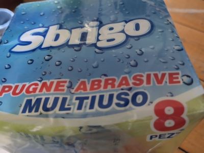8 Spugne abrasive multiuso 