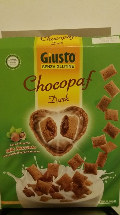 chocopaf dark senza glutine
