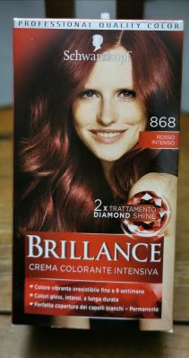 Crema colorante intensiva Brilliance Rosso Intenso 868