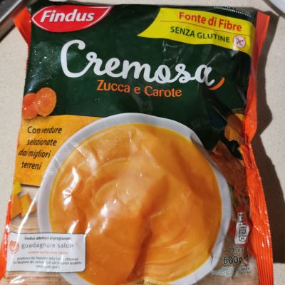 Cremosa zucca e carote surgelata