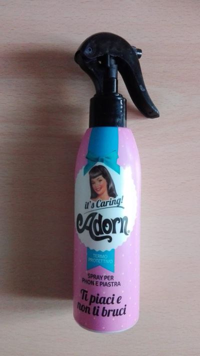 Testiamo il termoprotettore😎#adorn #termoprotettore #capelli#phon#pia