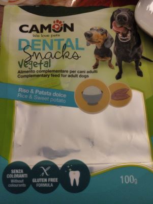 Dental snacks vegetale per cani