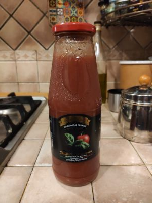 Passata rustica con basilico