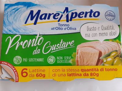 Tonno all'olio di oliva mare aperto