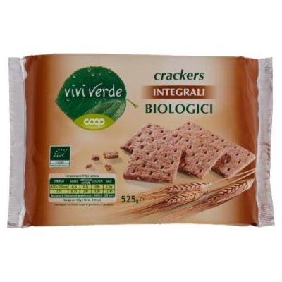 crackers integrali biologici  Vivi verde