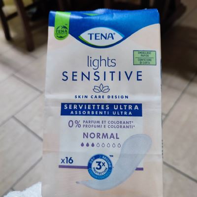 Tena lights sensitive