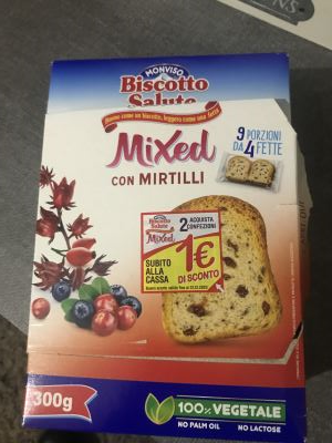 Fette biscottate mirtillo