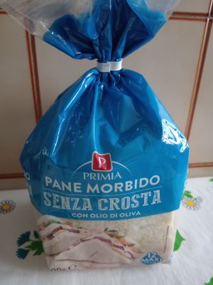 Pane morbido senza crosta 