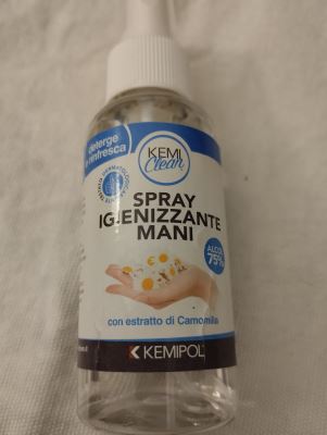 igienizzante mani spray