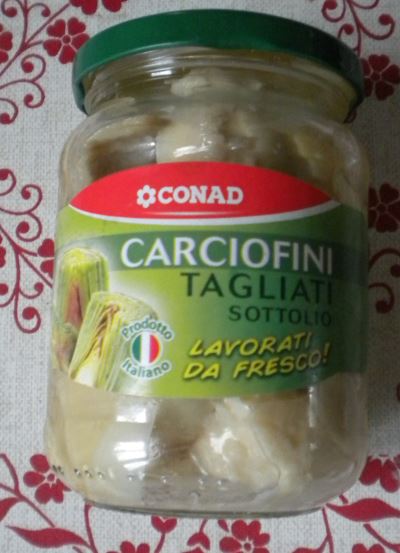 Carciofini tagliati sottolio