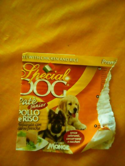 Paté junior pollo e riso