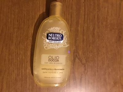 Olio doccia con olio di cocco