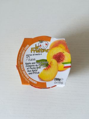 Le fruttine purea mela e pesca