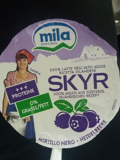 Skyr mirtillo nero