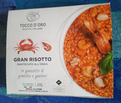 Gran Risotto con crostacei e gamberi 