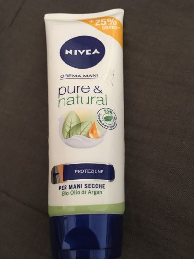 crema mani pure &natural