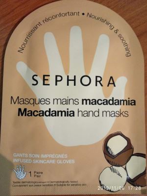 maschera per le mani alle noci macadamia