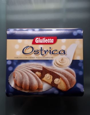 Ostrica farcita con crema allo champagne