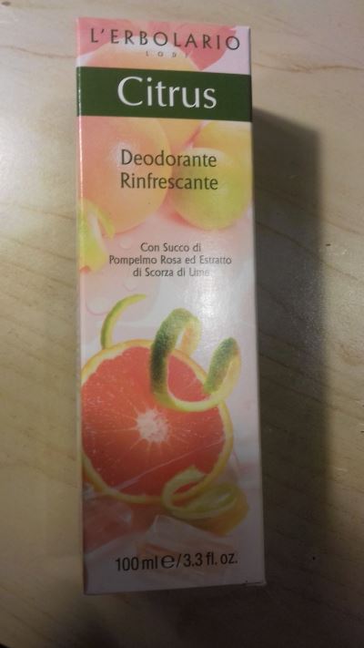 Citrus deodorante rinfrescante