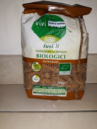 Fusilli biologici integrali