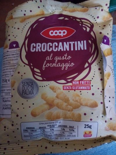 Croccantini al gusto formaggio