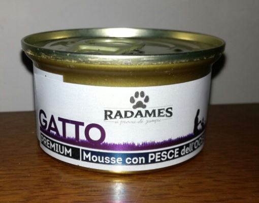 Mousse per gatto con pesce dell'oceano