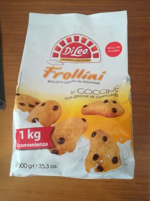 Frollini con gocce di cioccolato Le Goccine 