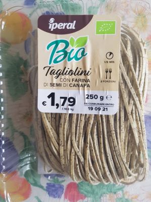 Tagliolini con farina di semi di canapa biologici