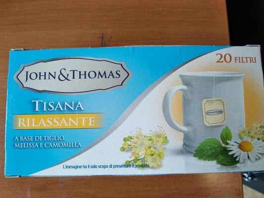Tisana rilassante John&Thomas
