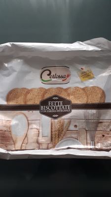 Fette biscottate con farina integrale