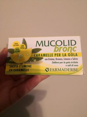 MUCOLID brinc, CARAMELLE PER LA GOLA, gusto limone