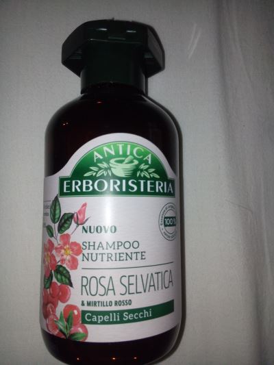 Shampoo nutriente rosa selvatica & mirtilli rosso