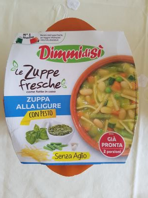 Zuppa pronta alla ligure, Dimmidisi